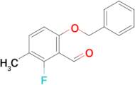 6-(Benzyloxy)-2-fluoro-3-methylbenzaldehyde