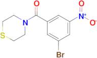 (3-Bromo-5-nitrophenyl)(thiomorpholino)methanone