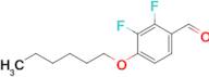 2,3-Difluoro-4-(hexyloxy)benzaldehyde