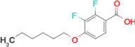 2,3-Difluoro-4-(hexyloxy)benzoic acid