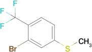 (3-Bromo-4-(trifluoromethyl)phenyl)(methyl)sulfane