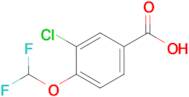 3-Chloro-4-(difluoromethoxy)benzoic acid