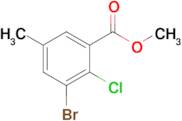 Methyl 3-bromo-2-chloro-5-methylbenzoate