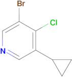 3-Bromo-4-chloro-5-cyclopropylpyridine