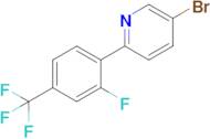 5-Bromo-2-(2-fluoro-4-(trifluoromethyl)phenyl)pyridine