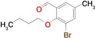 3-Bromo-2-butoxy-5-methylbenzaldehyde