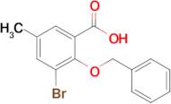 2-(Benzyloxy)-3-bromo-5-methylbenzoic acid