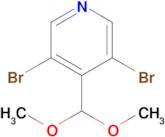 3,5-Dibromo-4-(dimethoxymethyl)pyridine