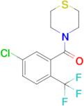 (5-Chloro-2-(trifluoromethyl)phenyl)(thiomorpholino)methanone