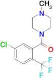 (5-Chloro-2-(trifluoromethyl)phenyl)(4-methylpiperazin-1-yl)methanone