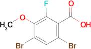 4,6-Dibromo-2-fluoro-3-methoxybenzoic acid