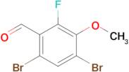 4,6-Dibromo-2-fluoro-3-methoxybenzaldehyde