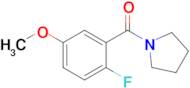 (2-Fluoro-5-methoxyphenyl)(pyrrolidin-1-yl)methanone