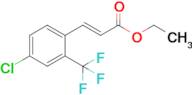 (E)-Ethyl 3-(4-chloro-2-(trifluoromethyl)phenyl)acrylate