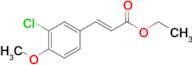 (E)-Ethyl 3-(3-chloro-4-methoxyphenyl)acrylate