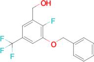 (3-(Benzyloxy)-2-fluoro-5-(trifluoromethyl)phenyl)methanol