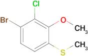 (4-Bromo-3-chloro-2-methoxyphenyl)(methyl)sulfane