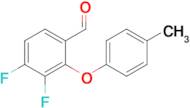 3,4-Difluoro-2-(4-methylphenoxy)-benzaldehyde