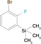 (3-Bromo-2-fluorophenyl)trimethylsilane