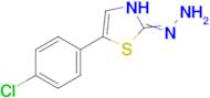 5-(4-chlorophenyl)-2-hydrazinylidene-2,3-dihydro-1,3-thiazole