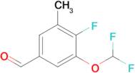 3-(Difluoromethoxy)-4-fluoro-5-methylbenzaldehyde