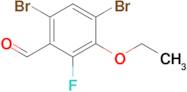 4,6-Dibromo-3-ethoxy-2-fluorobenzaldehyde