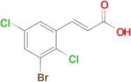 (E)-3-(3-Bromo-2,5-dichlorophenyl)acrylic acid