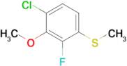 (4-Chloro-2-fluoro-3-methoxyphenyl)(methyl)sulfane