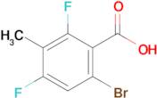 6-Bromo-2,4-difluoro-3-methylbenzoic acid