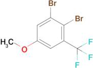 1,2-Dibromo-5-methoxy-3-(trifluoromethyl)benzene