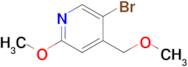 5-Bromo-2-methoxy-4-(methoxymethyl)pyridine