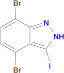 4,7-dibromo-3-iodo-2H-indazole