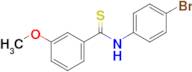 N-(4-bromophenyl)-3-methoxybenzothioamide