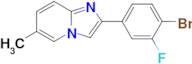 2-(4-Bromo-3-fluorophenyl)-6-methylimidazo[1,2-a]pyridine