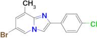 6-Bromo-2-(4-chlorophenyl)-8-methylimidazo[1,2-a]pyridine