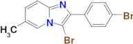 3-Bromo-2-(4-bromophenyl)-6-methylimidazo[1,2-a]pyridine