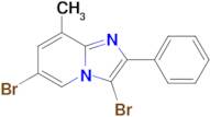 3,6-Dibromo-8-methyl-2-phenylimidazo[1,2-a]pyridine