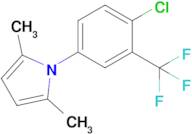 1-(4-Chloro-3-(trifluoromethyl)phenyl)-2,5-dimethyl-1H-pyrrole