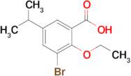 3-Bromo-2-ethoxy-5-isopropylbenzoic acid