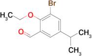 3-Bromo-2-ethoxy-5-isopropylbenzaldehyde