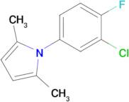 1-(3-Chloro-4-fluorophenyl)-2,5-dimethyl-1H-pyrrole