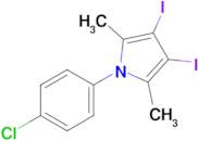 1-(4-Chlorophenyl)-3,4-diiodo-2,5-dimethyl-1H-pyrrole