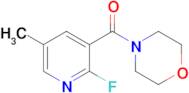 (2-Fluoro-5-methylpyridin-3-yl)(morpholino)methanone