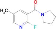 (2-Fluoro-5-methylpyridin-3-yl)(pyrrolidin-1-yl)methanone