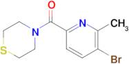 (5-Bromo-6-methylpyridin-2-yl)(thiomorpholino)methanone