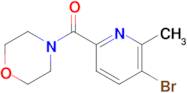 (5-Bromo-6-methylpyridin-2-yl)(morpholino)methanone