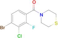 (4-Bromo-3-chloro-2-fluorophenyl)(thiomorpholino)methanone