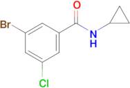 3-Bromo-5-chloro-N-cyclopropylbenzamide