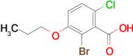 2-Bromo-6-chloro-3-propoxybenzoic acid