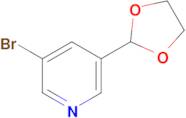 3-Bromo-5-(1,3-dioxolan-2-yl)pyridine